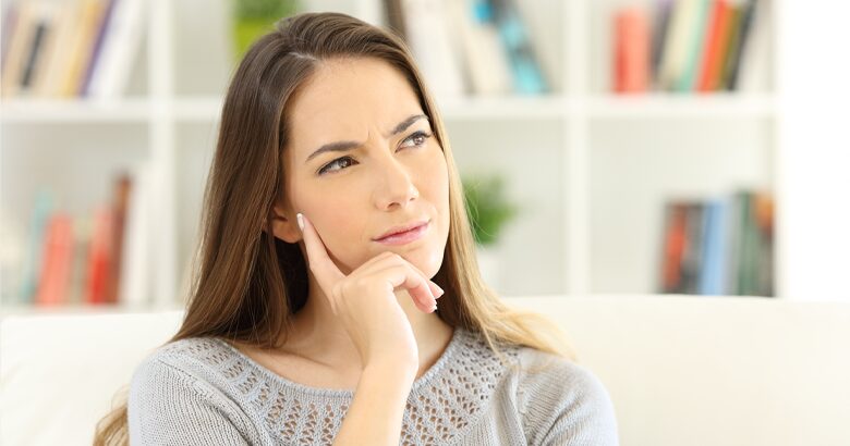 Woman thinking about sunfiber