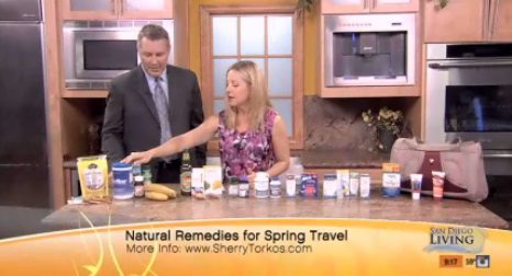 Staying regular while traveling tips are given to San Diego TV audience