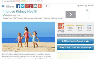 Online health article suggests fiber for kids’ summer health