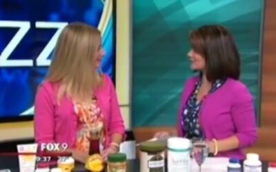 Drink up! Pharmacist introduces Fox News anchor to an invisible fiber.