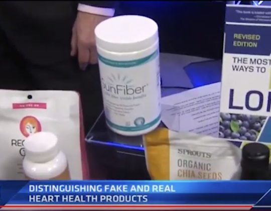 Viewers learn to spot fake and real heart-health products in under 5 minutes Sunfiber for heart health