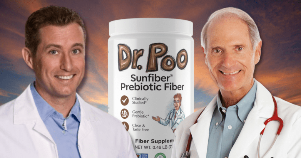 Bryce Wylde with Dr. Bill Sears and Dr. Poo Fiber Supplement