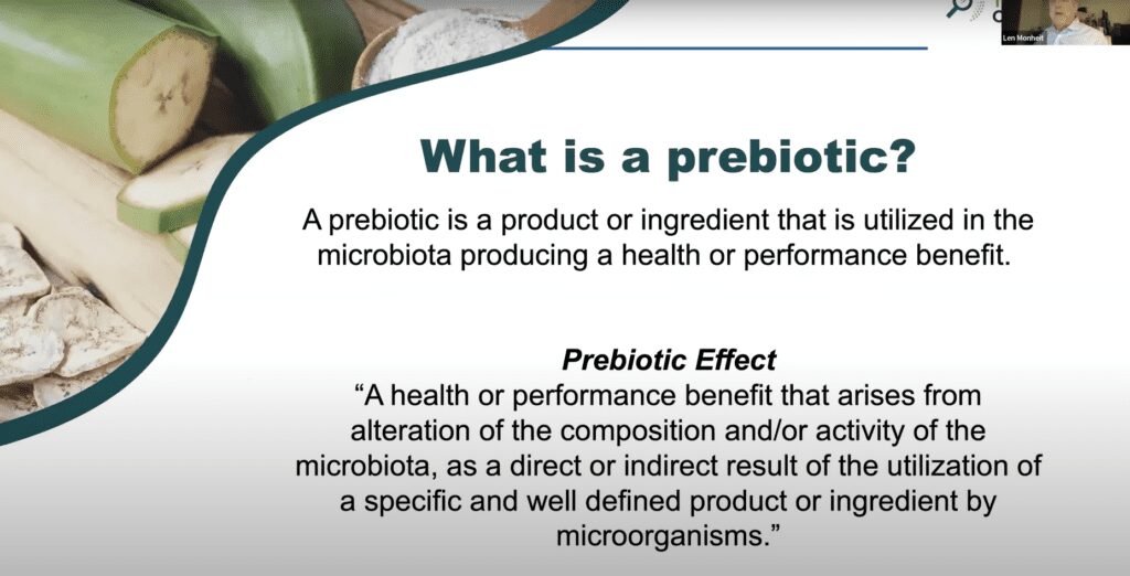 What is prebiotic fiber?